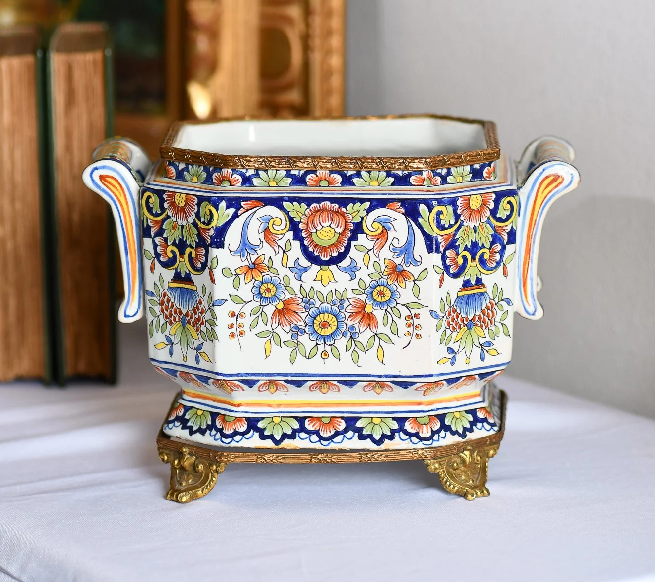 A French Faience whimsical Medailles D'or plate from the
